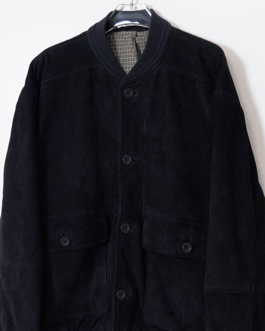 goat suede leather jacket