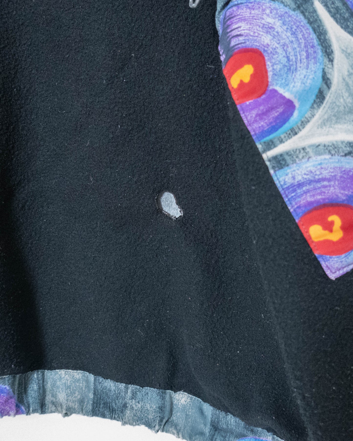 "OXBOW" all over pattern hooded jacket