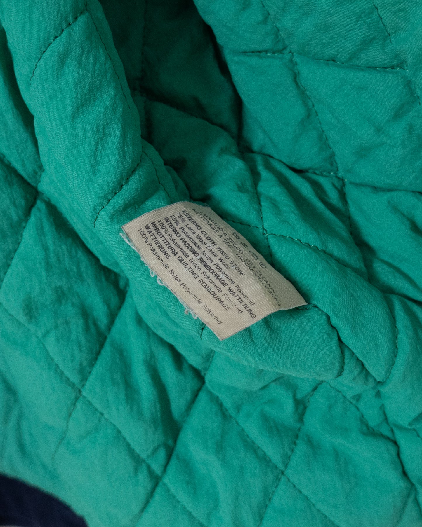 "ciao" fly front wool blouson