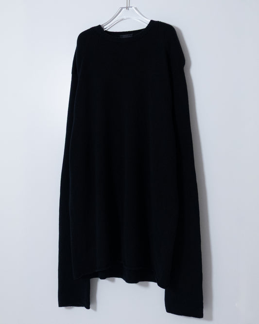 "PRADA" oversize cashmere × wool knit sweater