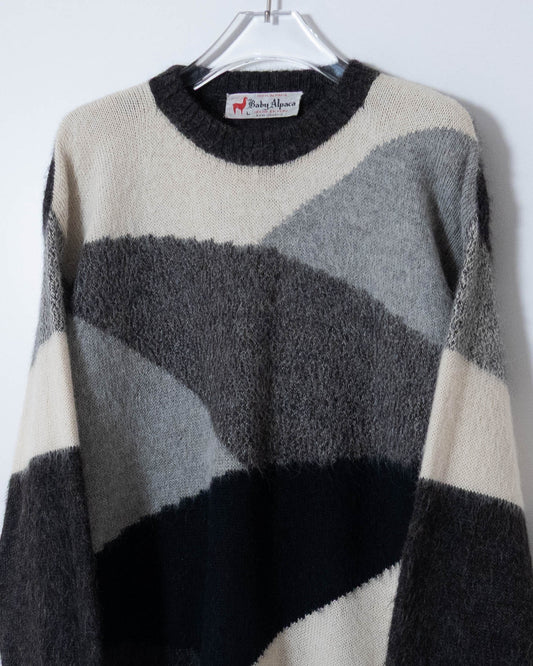 Vintage baby alpaca knit sweater