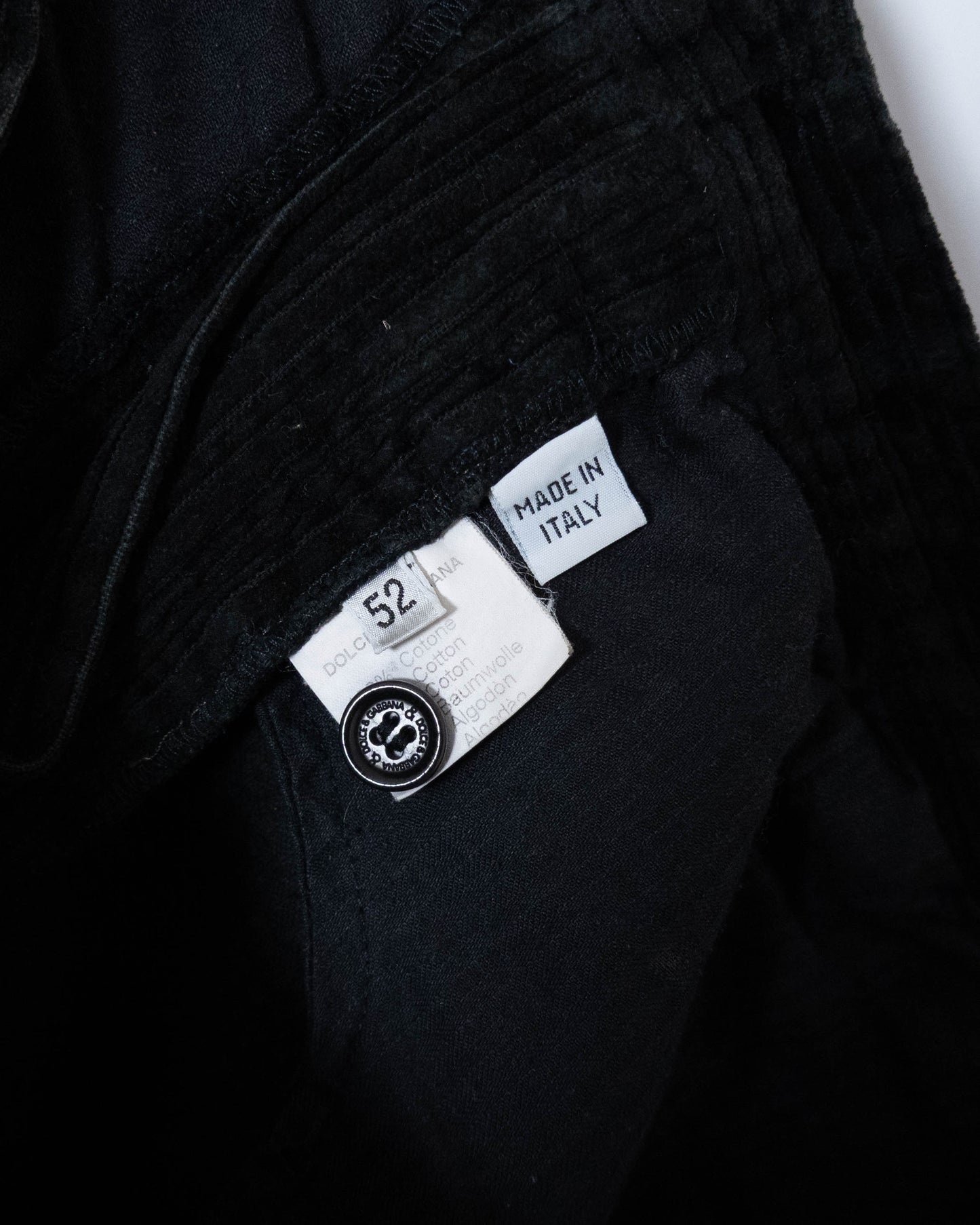 "Dolce&Gabbana" corduroy pants