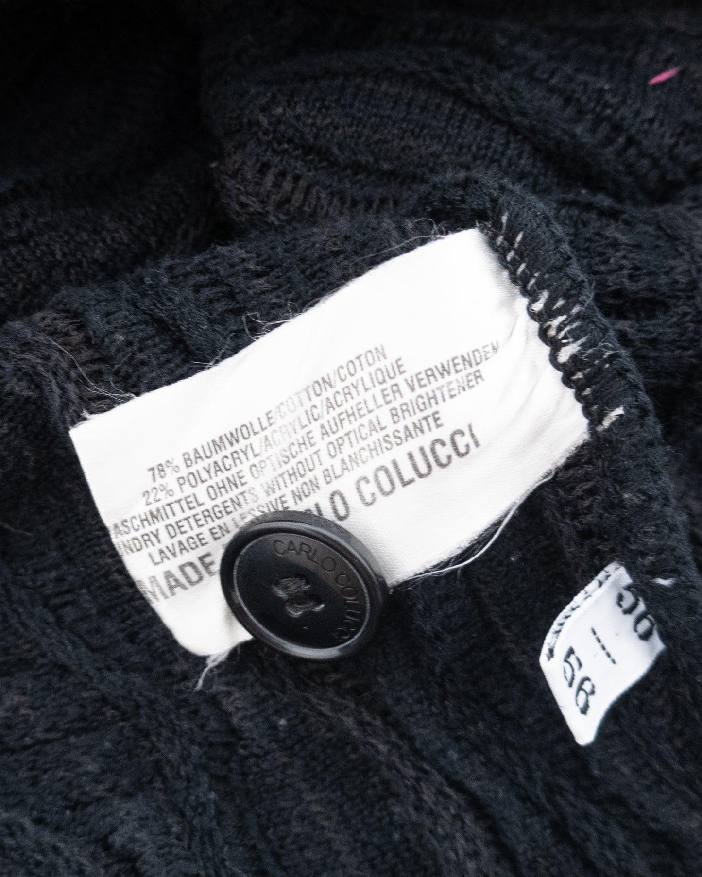 CARLO COLUCCI" 3D knit cardigan
