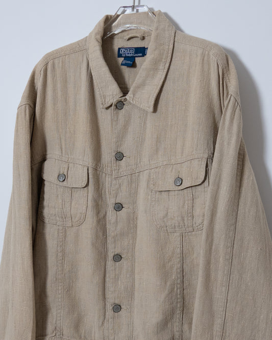"Polo by Ralph Lauren" linen trucker jacket