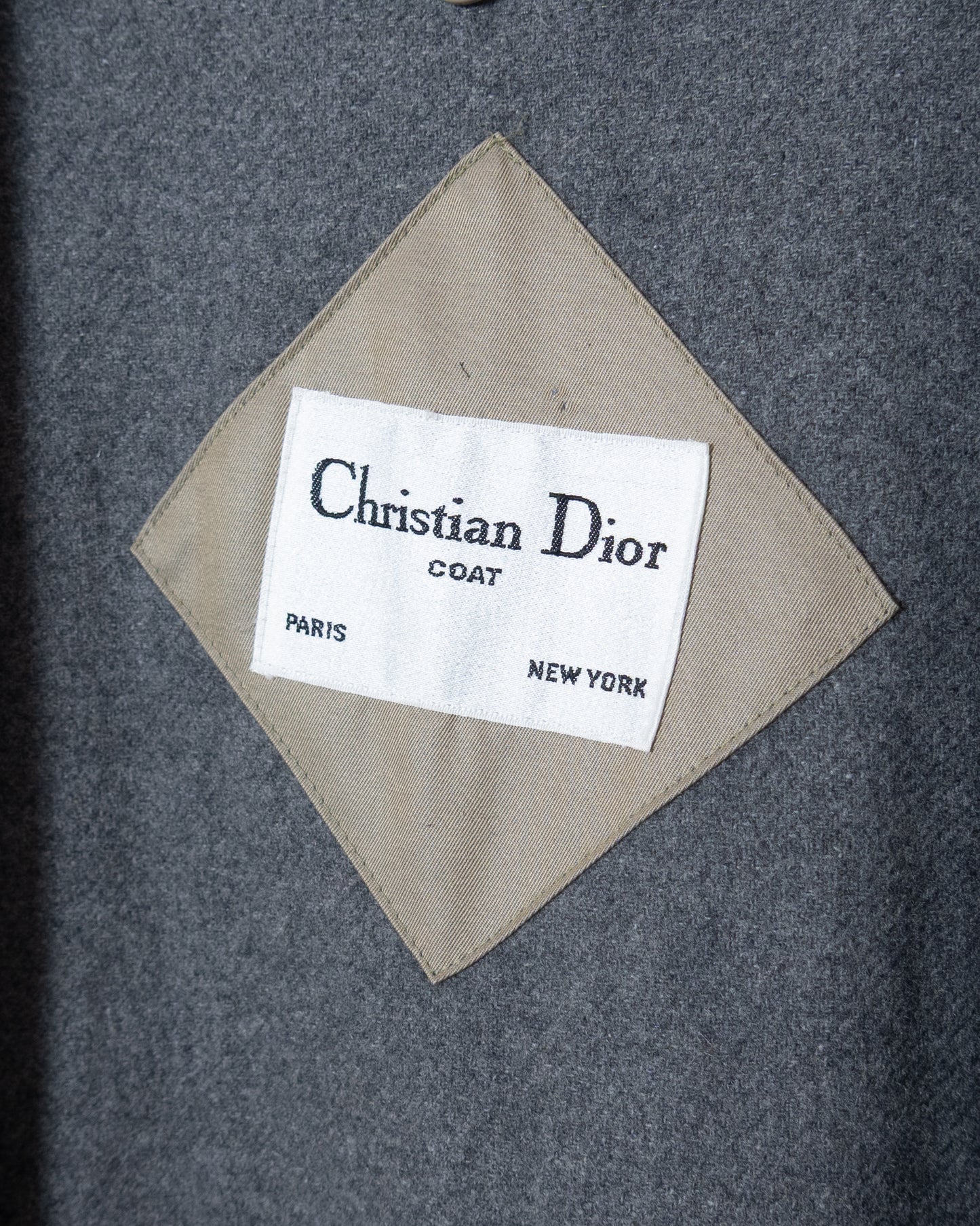 “Christian Dior” maxi length trench coat