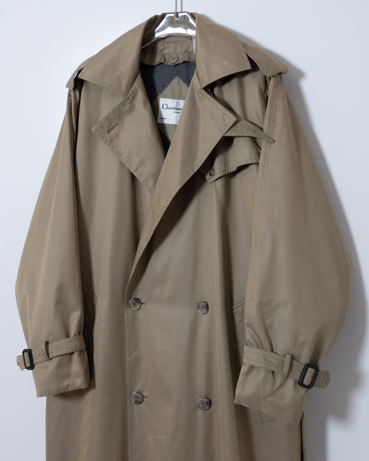“Christian Dior” maxi length trench coat