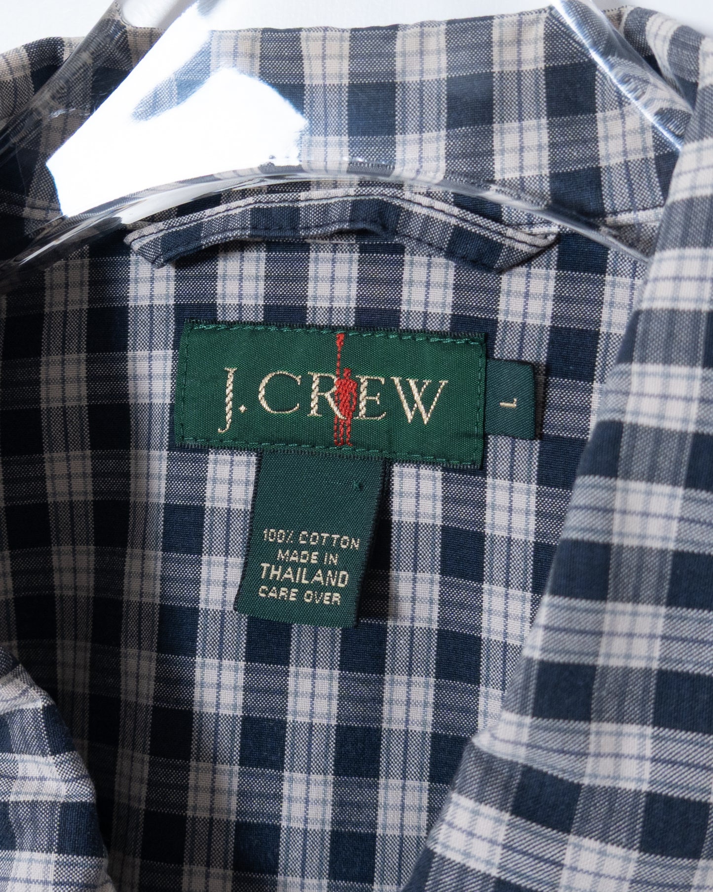 “J.CREW” plaid blouson