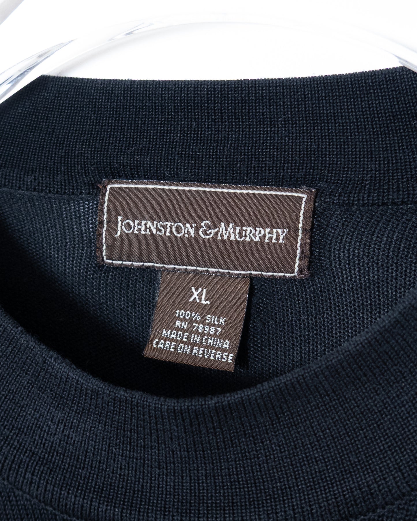 all silk long sleeve knit tee