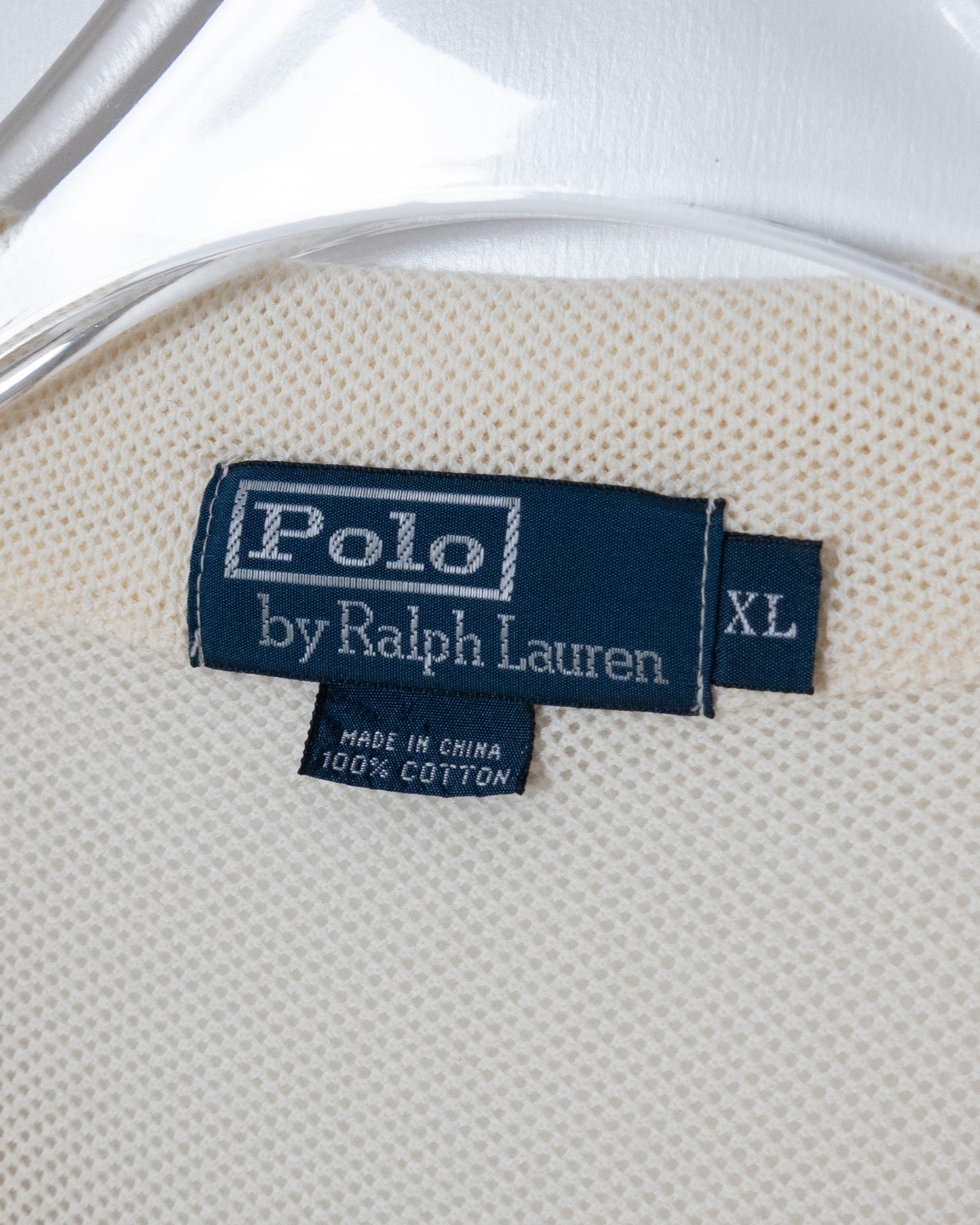 "Polo by Ralph Lauren" open collar mesh shirt