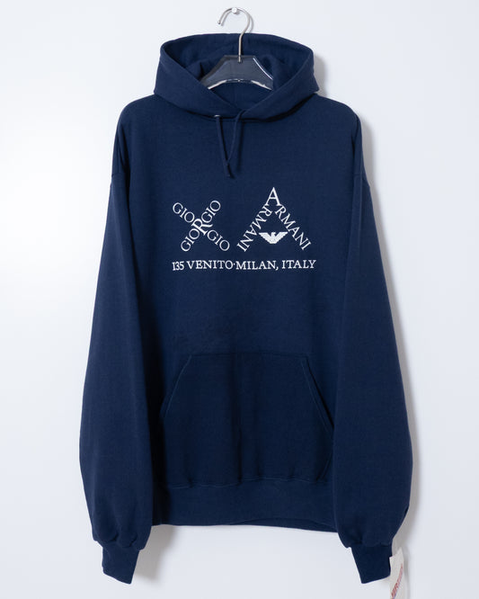 printed sweat hoodie “GIORGIO ARMANI”