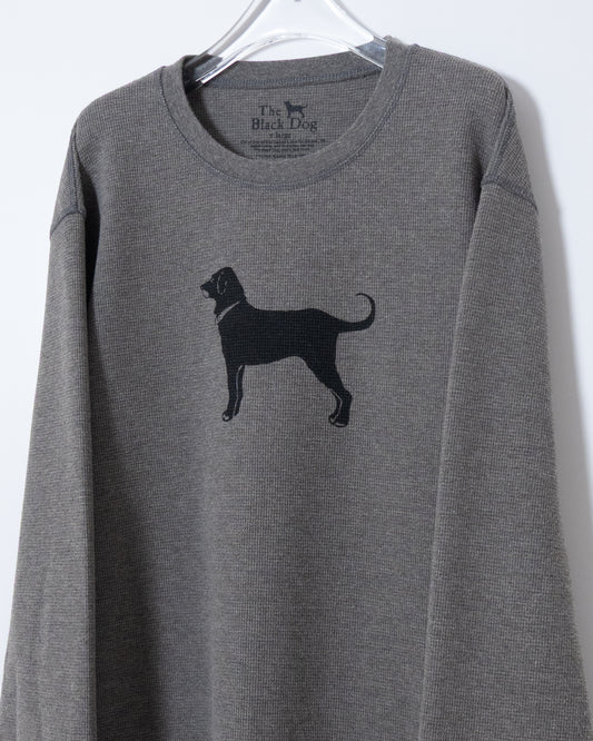 dog printed thermal L/S T-shirt
