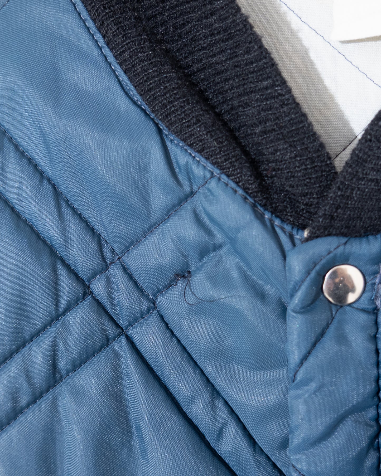 old diamond quilted nylon jacket