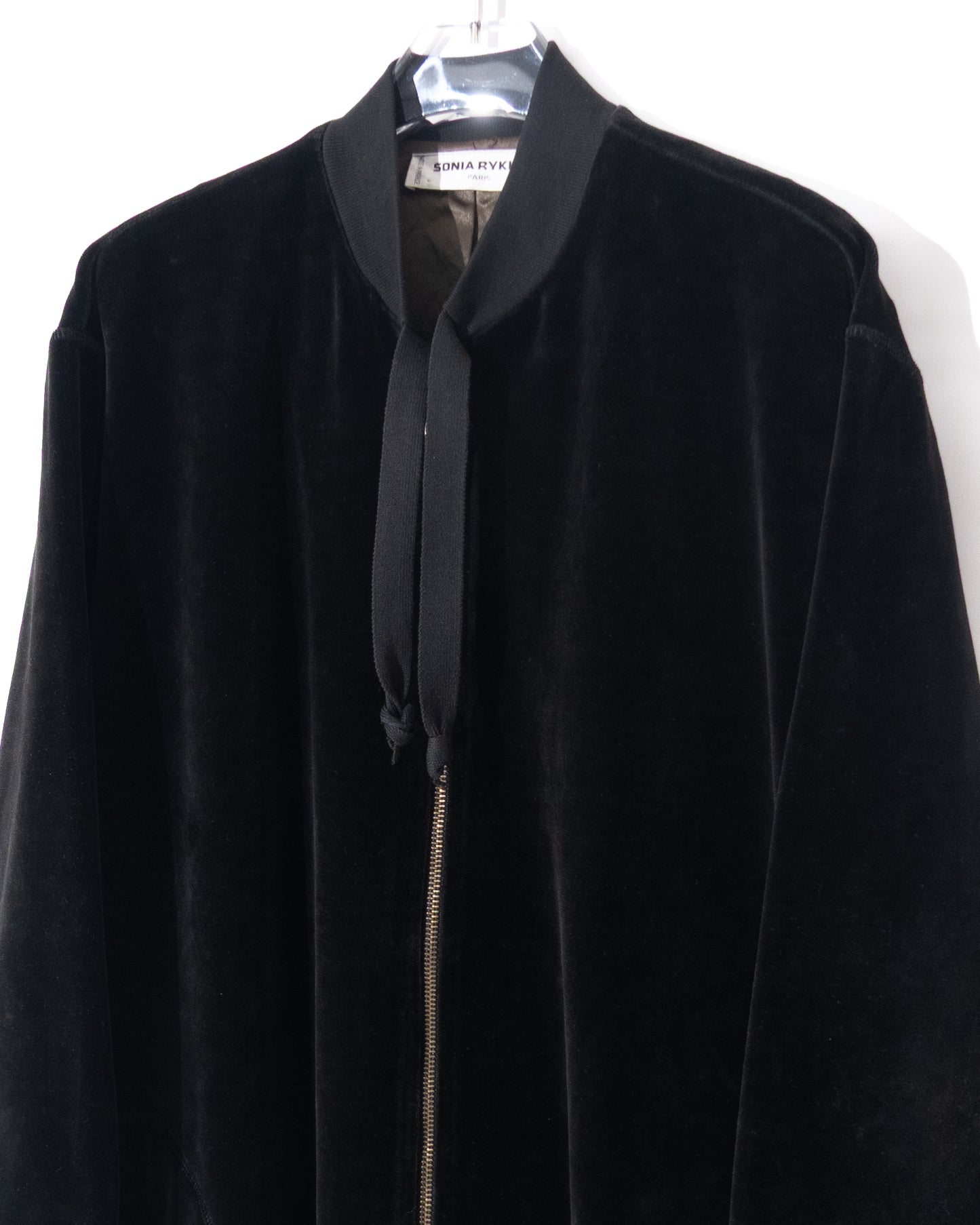 'SONIA RYKIEL' velour bomber jacket