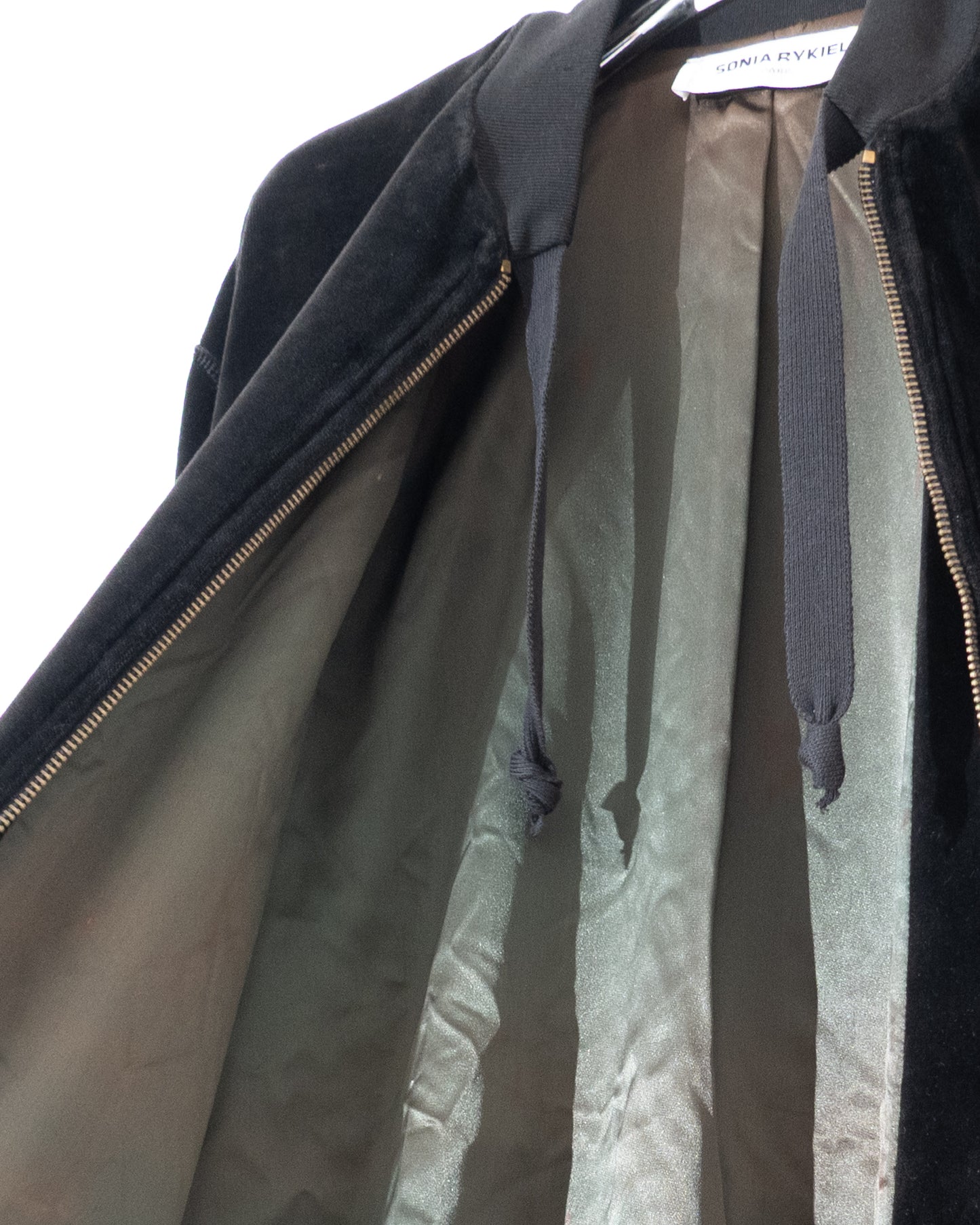 'SONIA RYKIEL' velour bomber jacket