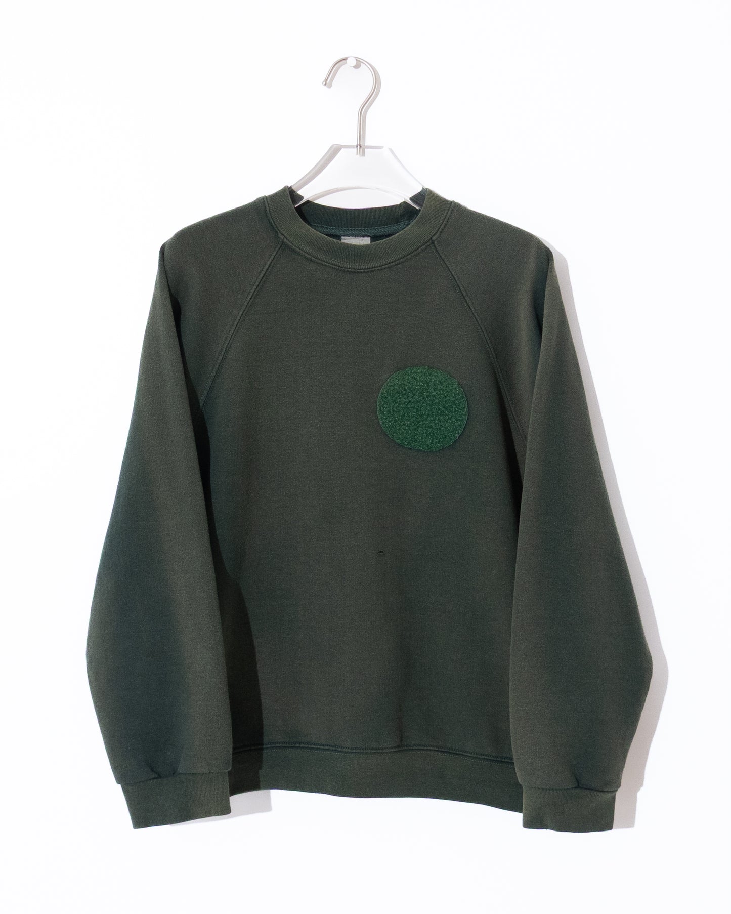 'EURO' velcro patch fade sweatshirt