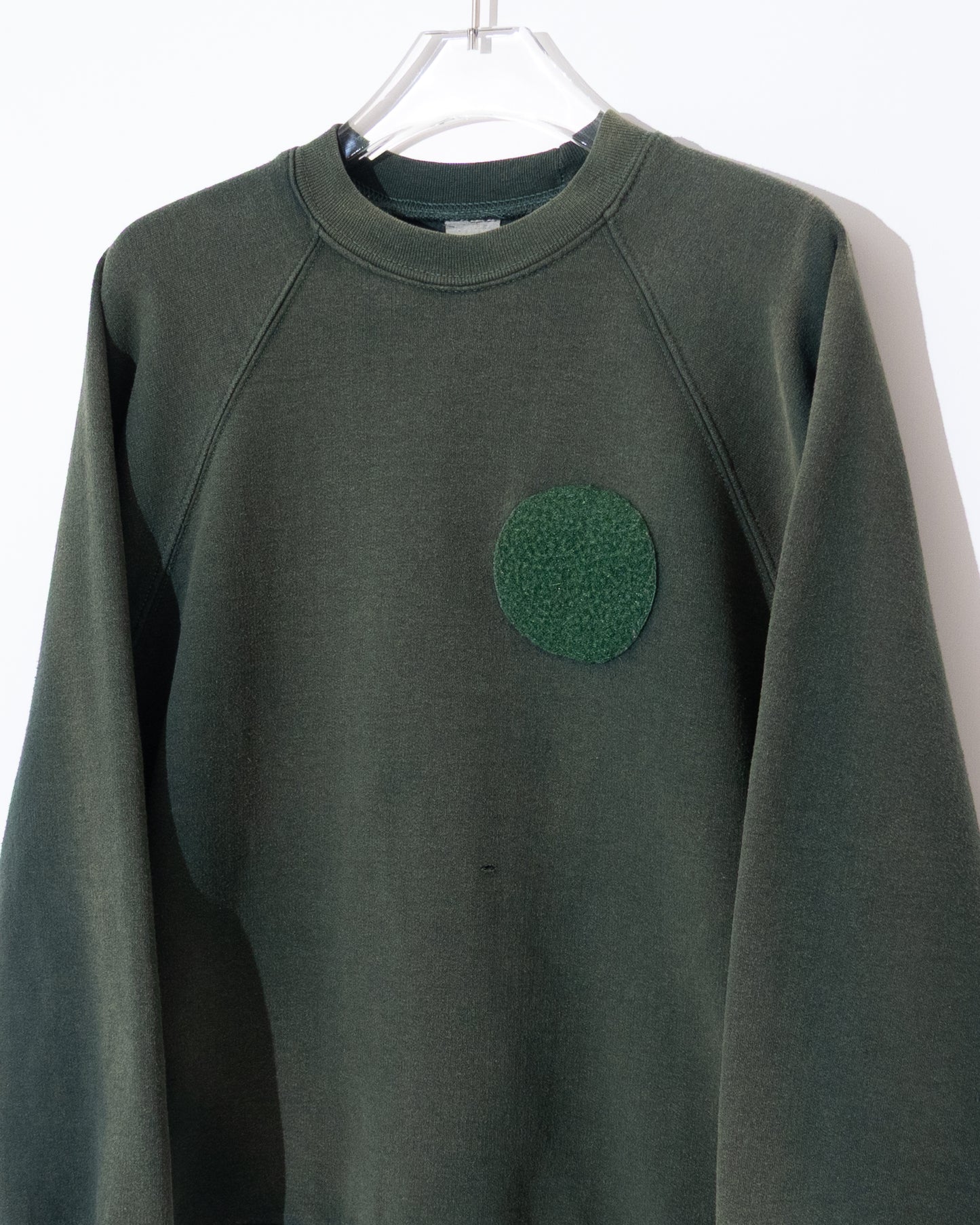 'EURO' velcro patch fade sweatshirt