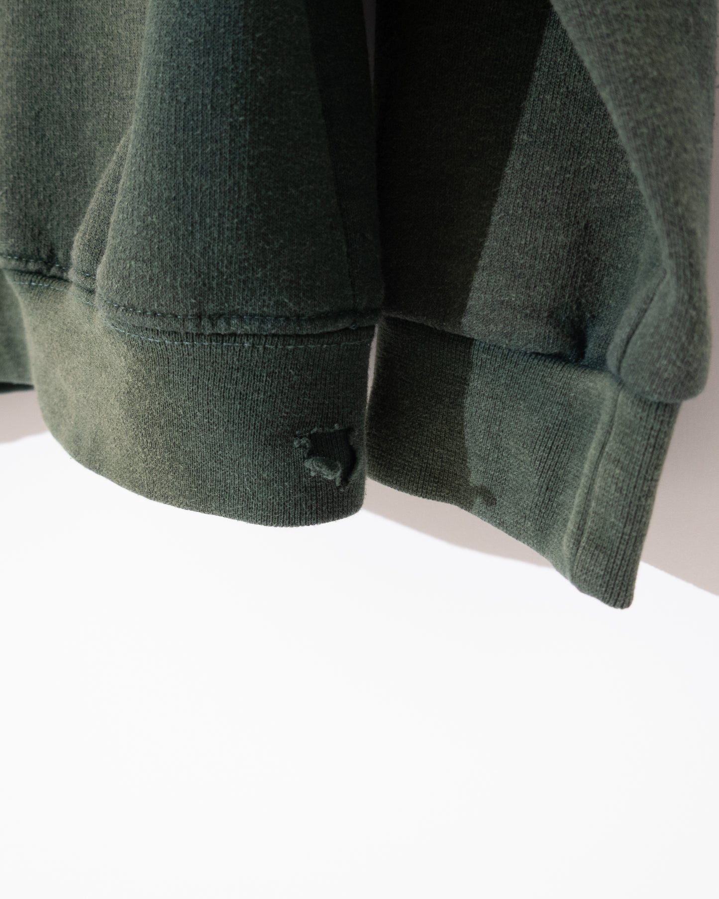 'EURO' velcro patch fade sweatshirt