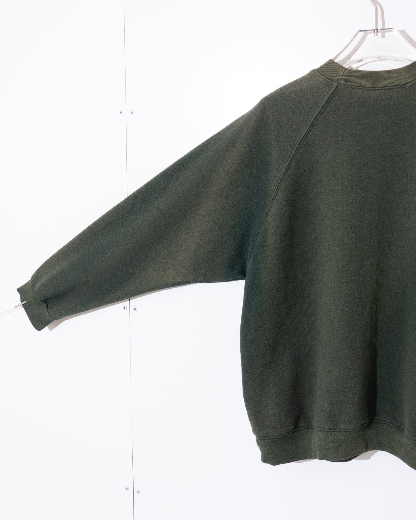 'EURO' velcro patch fade sweatshirt