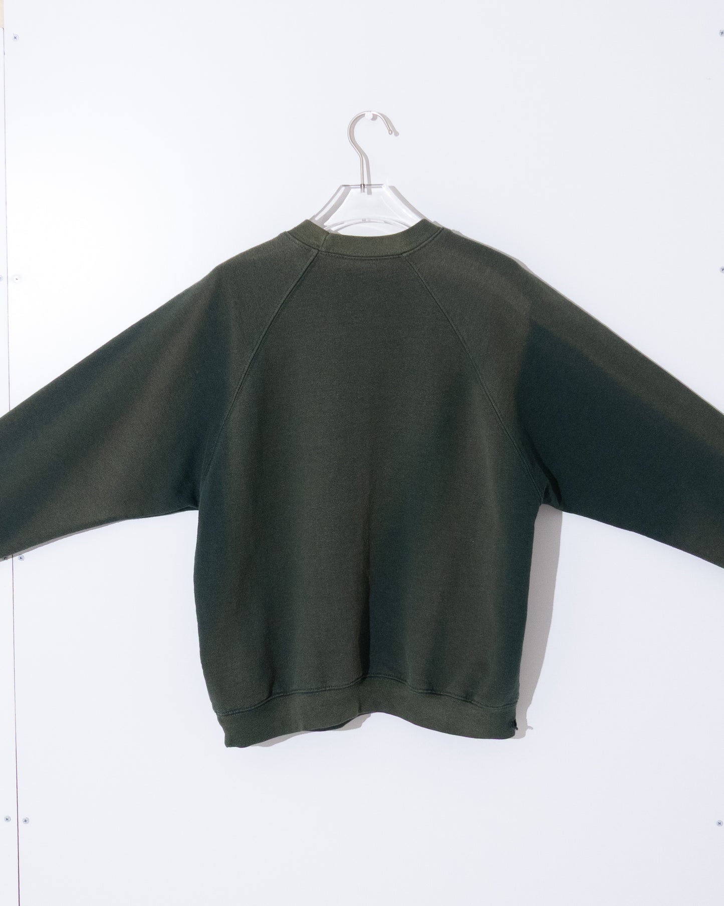 'EURO' velcro patch fade sweatshirt