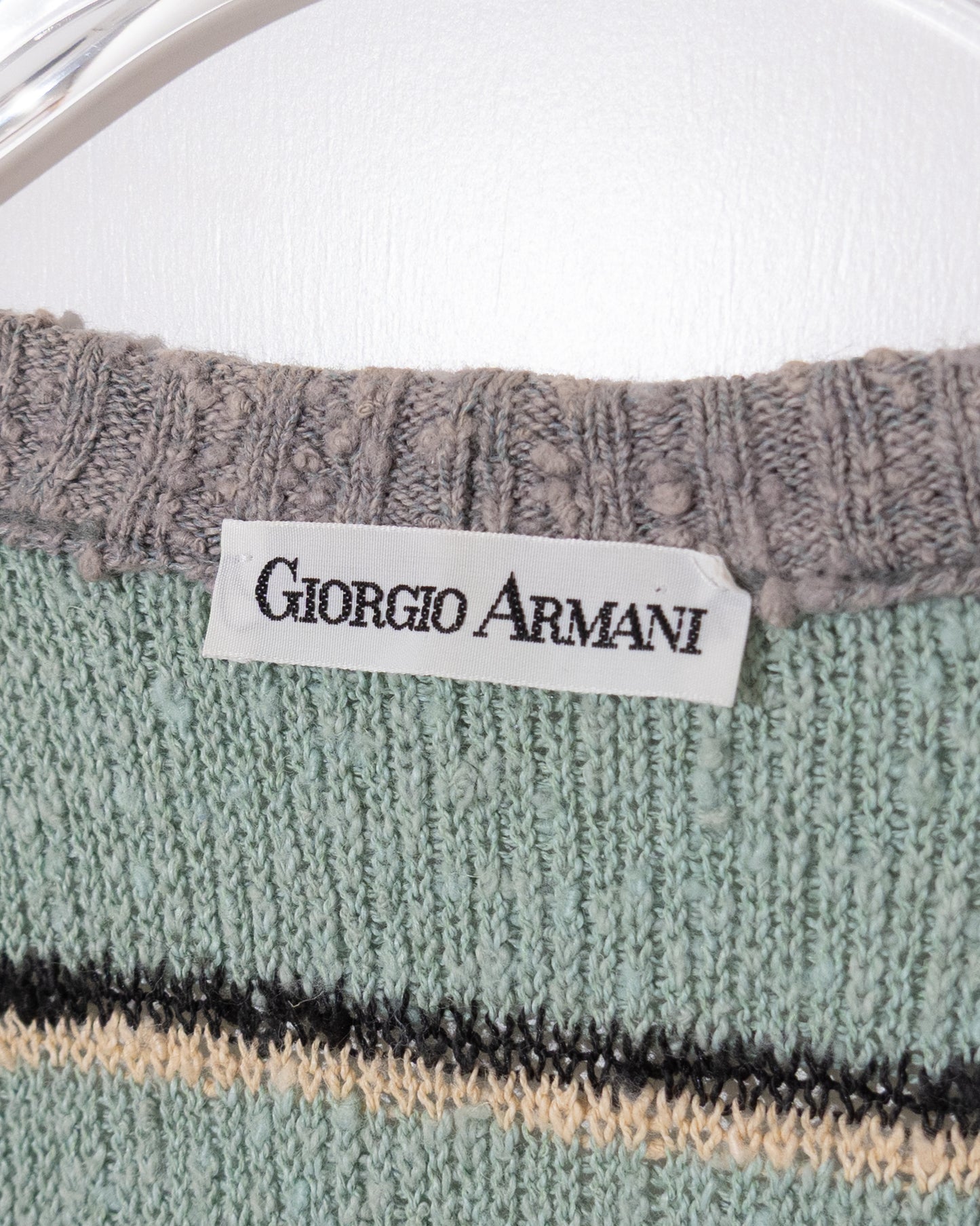 'Giorgio Armani' multi-stripe cardigan