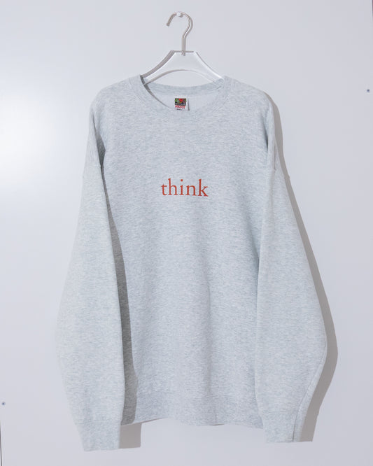 'Think' print sweatshirt