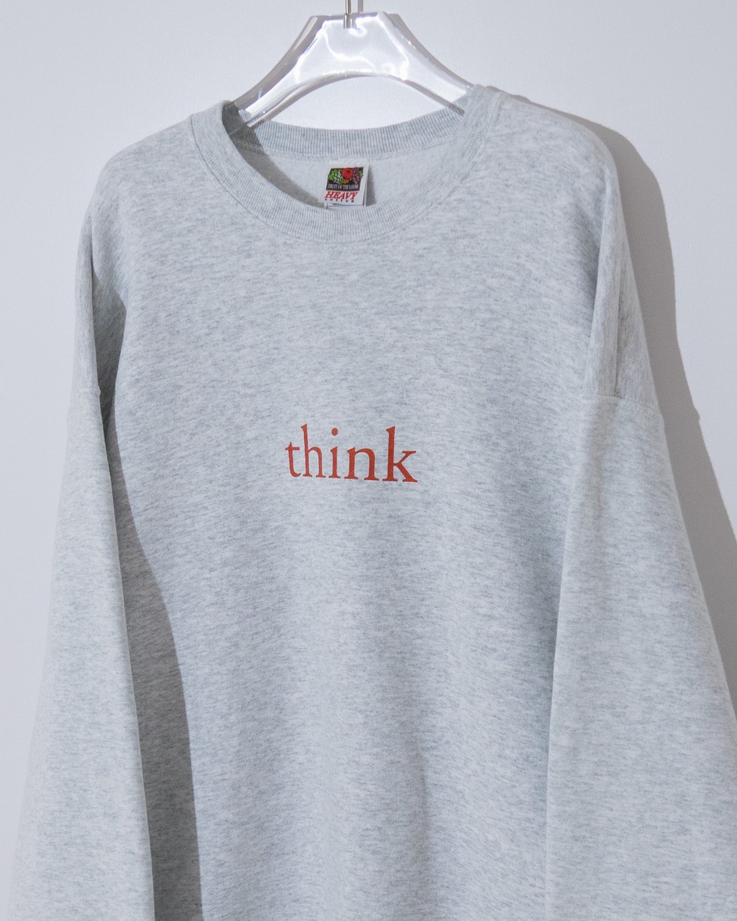 'Think' print sweatshirt
