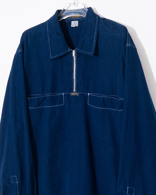"MARITHÉ FRANÇOIS GIRBAUD" corduroy half-zip shirt