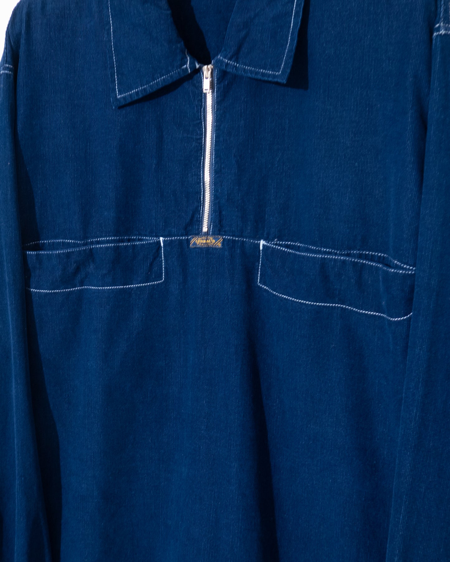 'MARITHÉ FRANÇOIS GIRBAUD' corduroy half-zip shirt