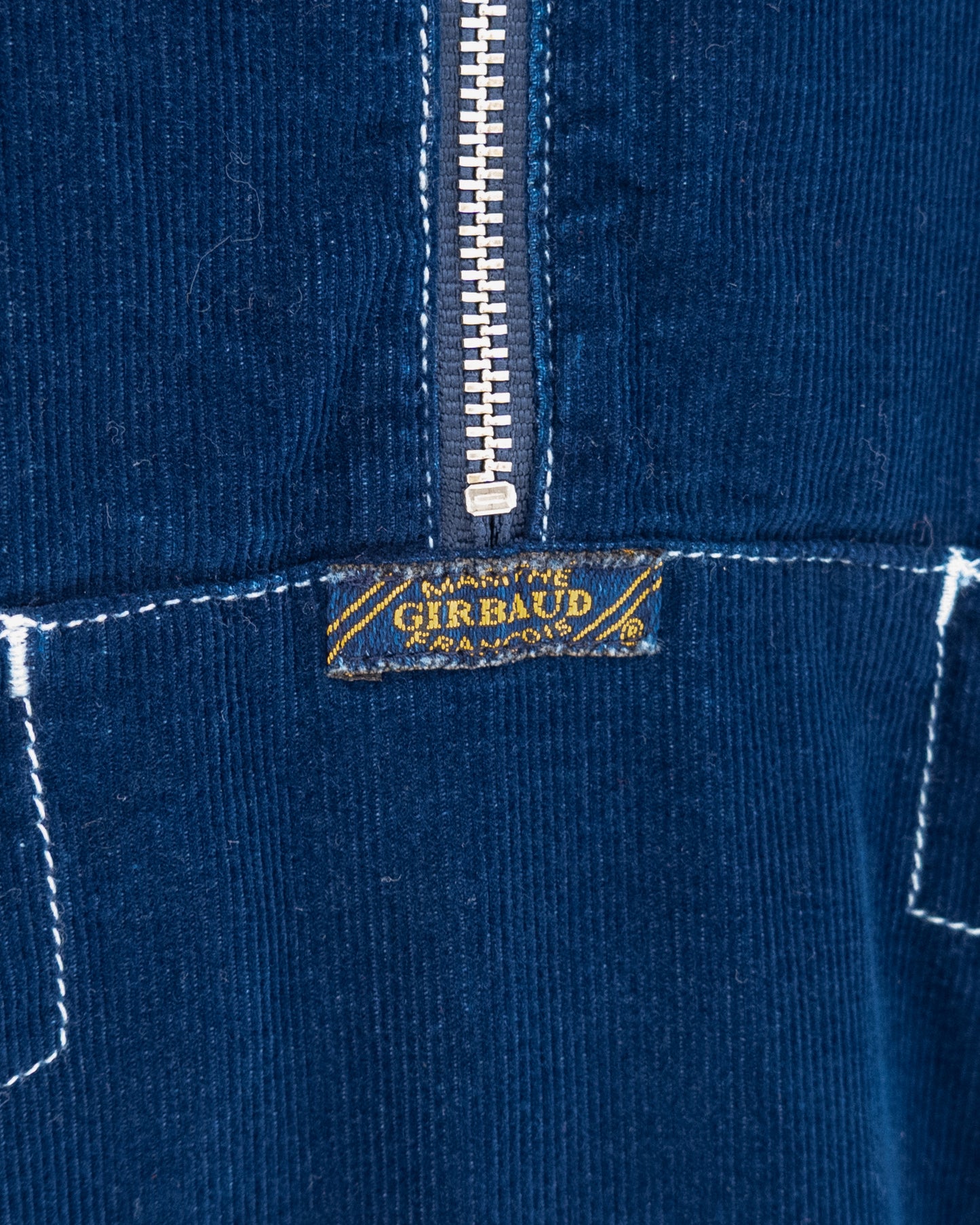 'MARITHÉ FRANÇOIS GIRBAUD' corduroy half-zip shirt