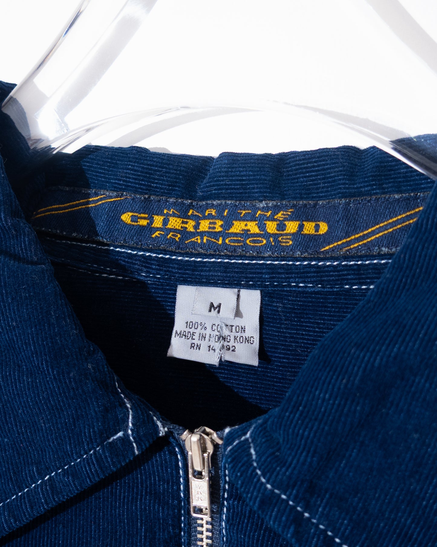 'MARITHÉ FRANÇOIS GIRBAUD' corduroy half-zip shirt