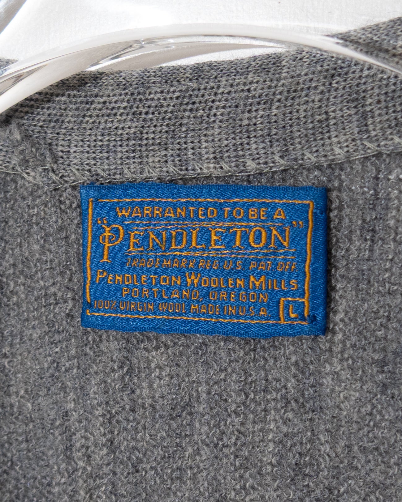 'PENDLETON' wool knit cardigan