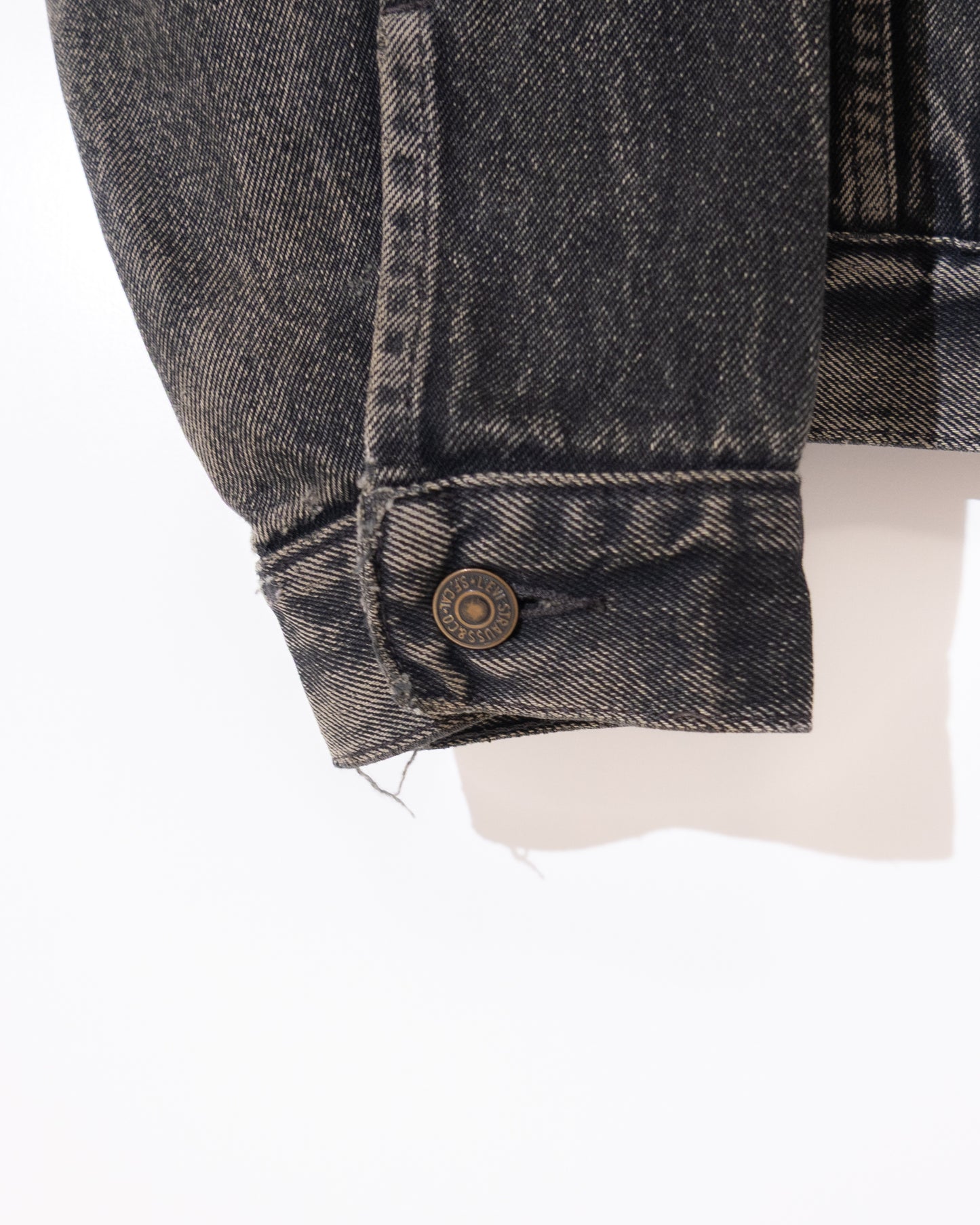 Euro 'Levi's' 70503 black denim jacket