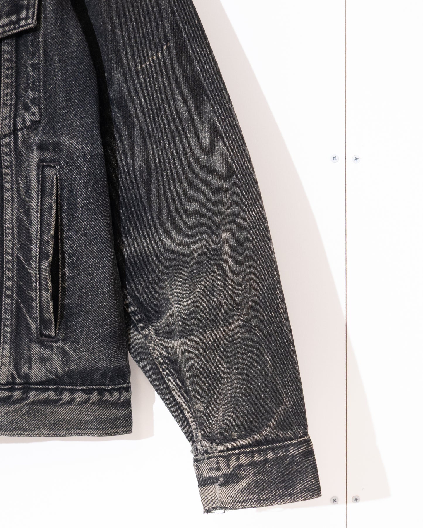 Euro 'Levi's' 70503 black denim jacket