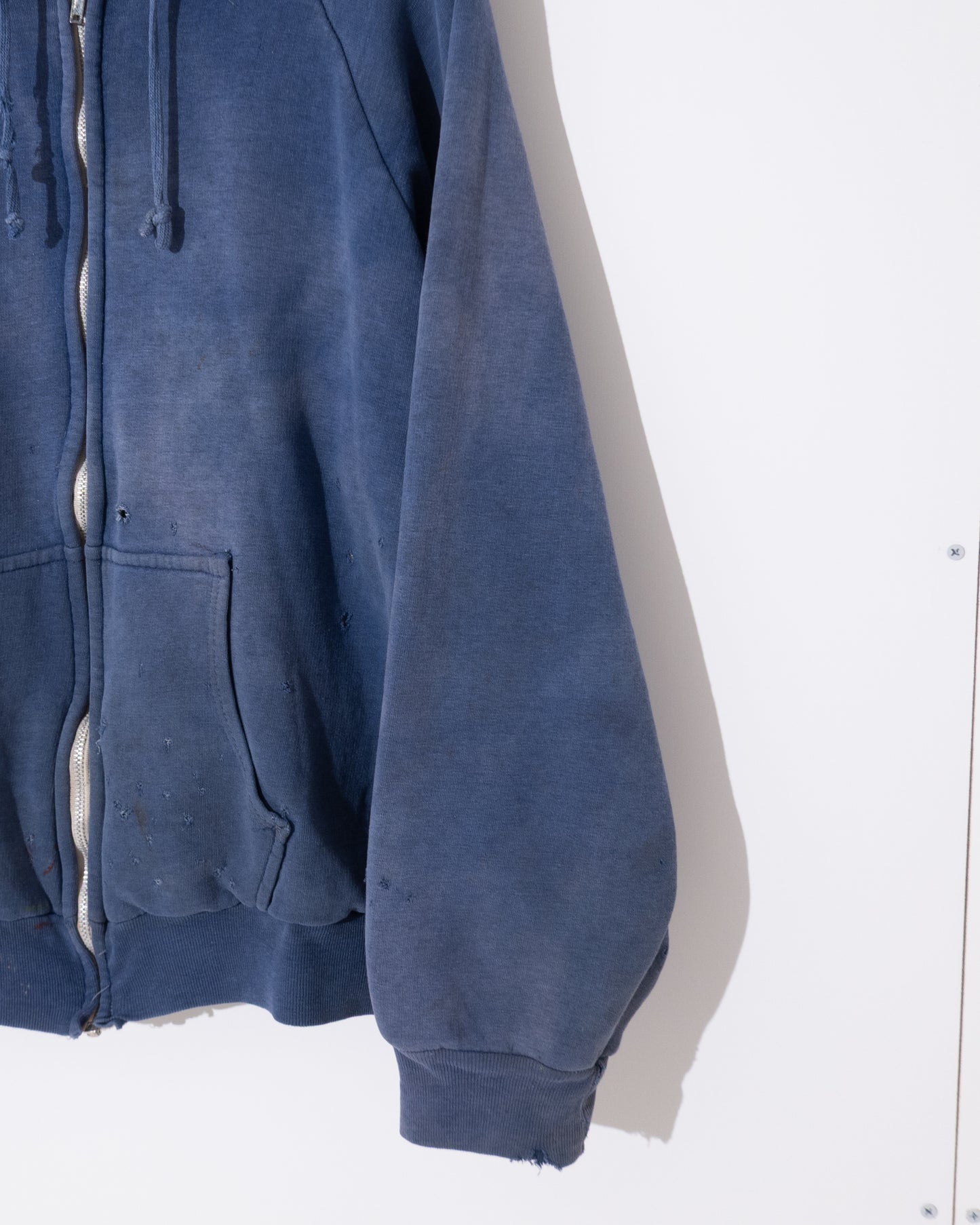 Old thermal liner zip hoodie