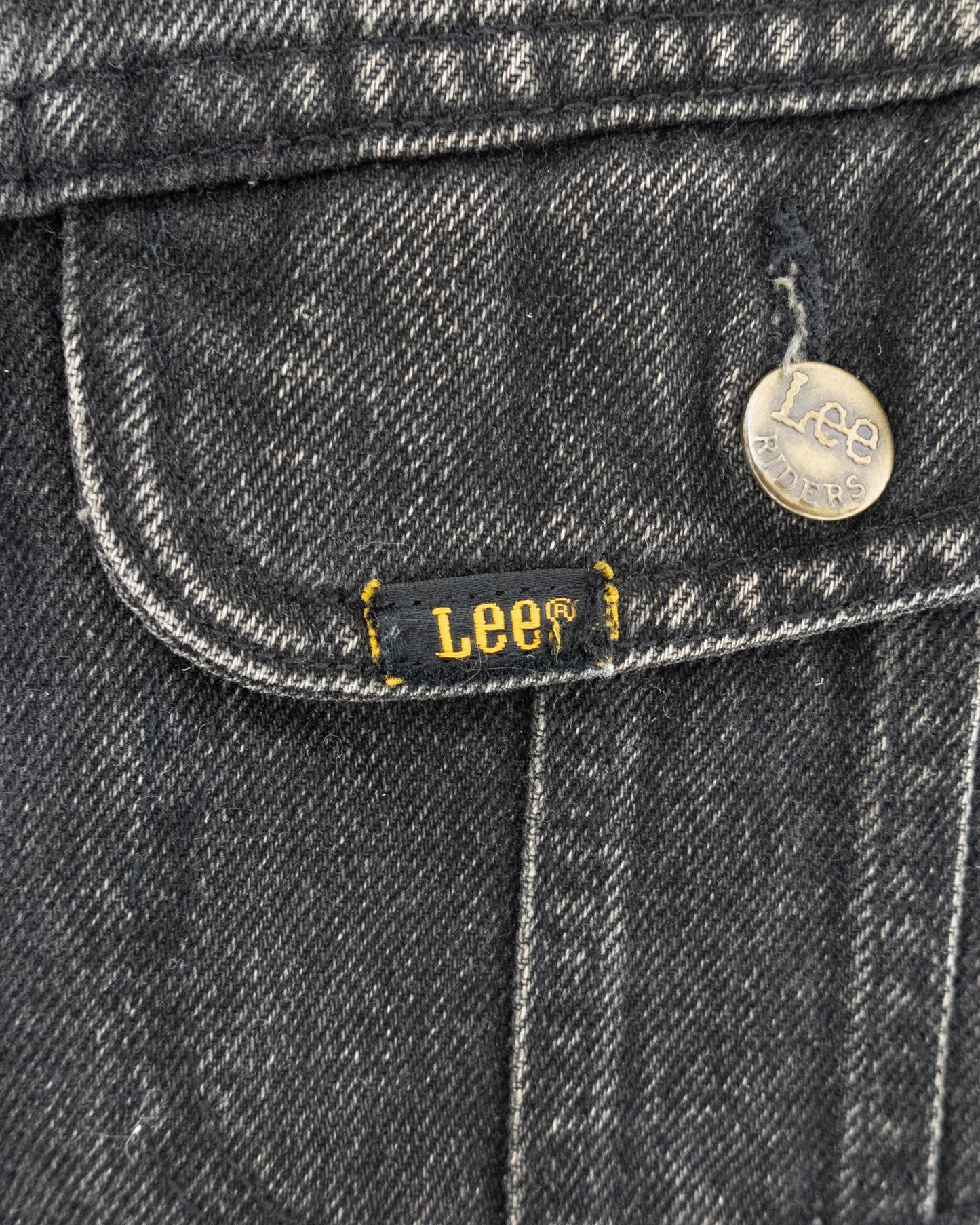 'Lee' black denim jacket
