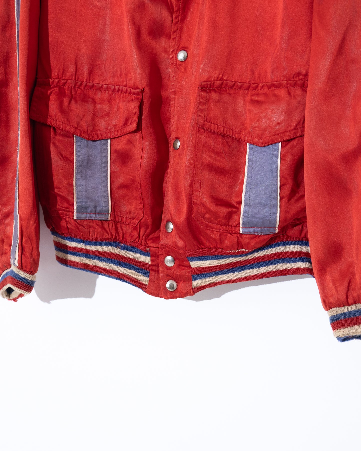 Satin varsity jacket