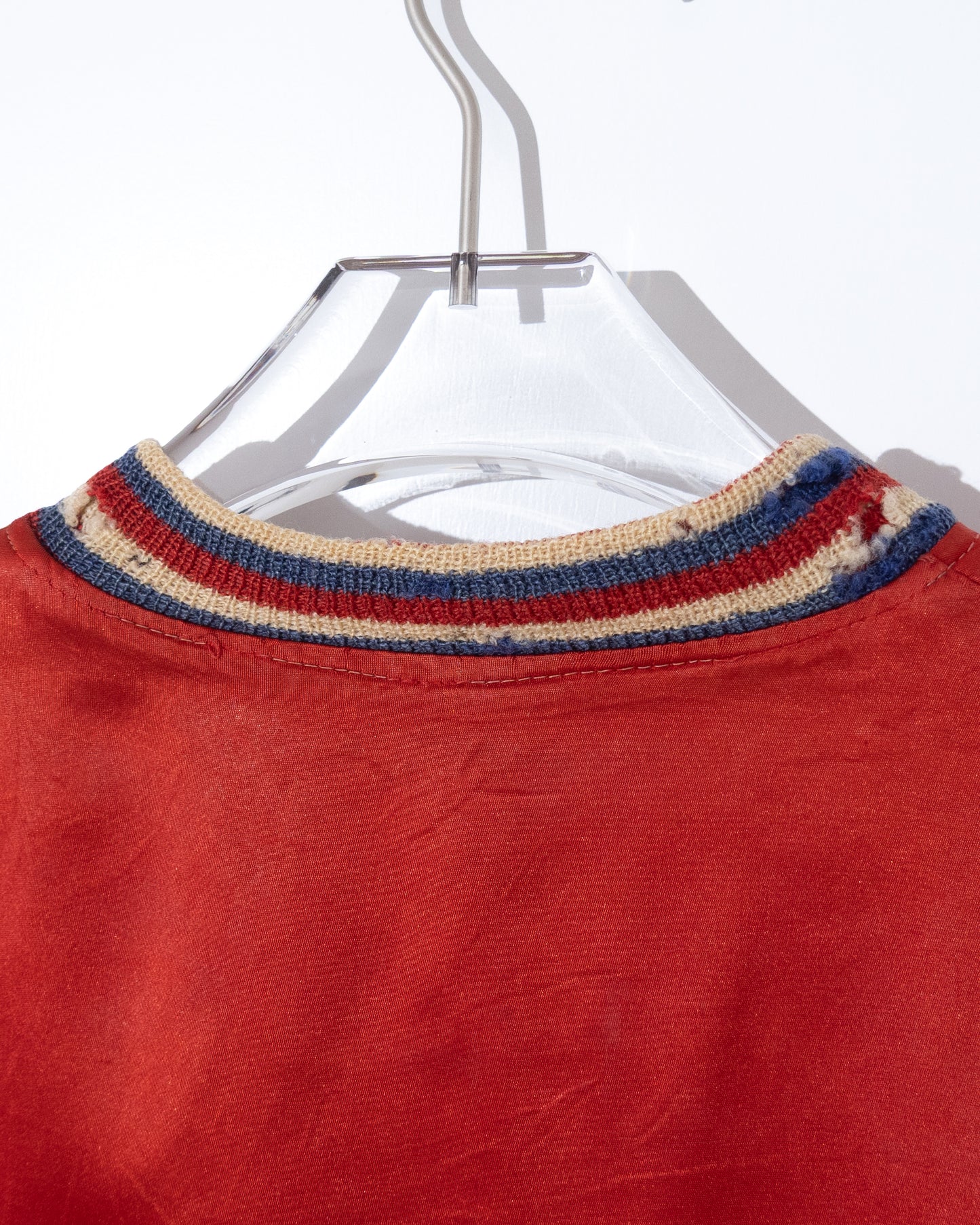 Satin varsity jacket