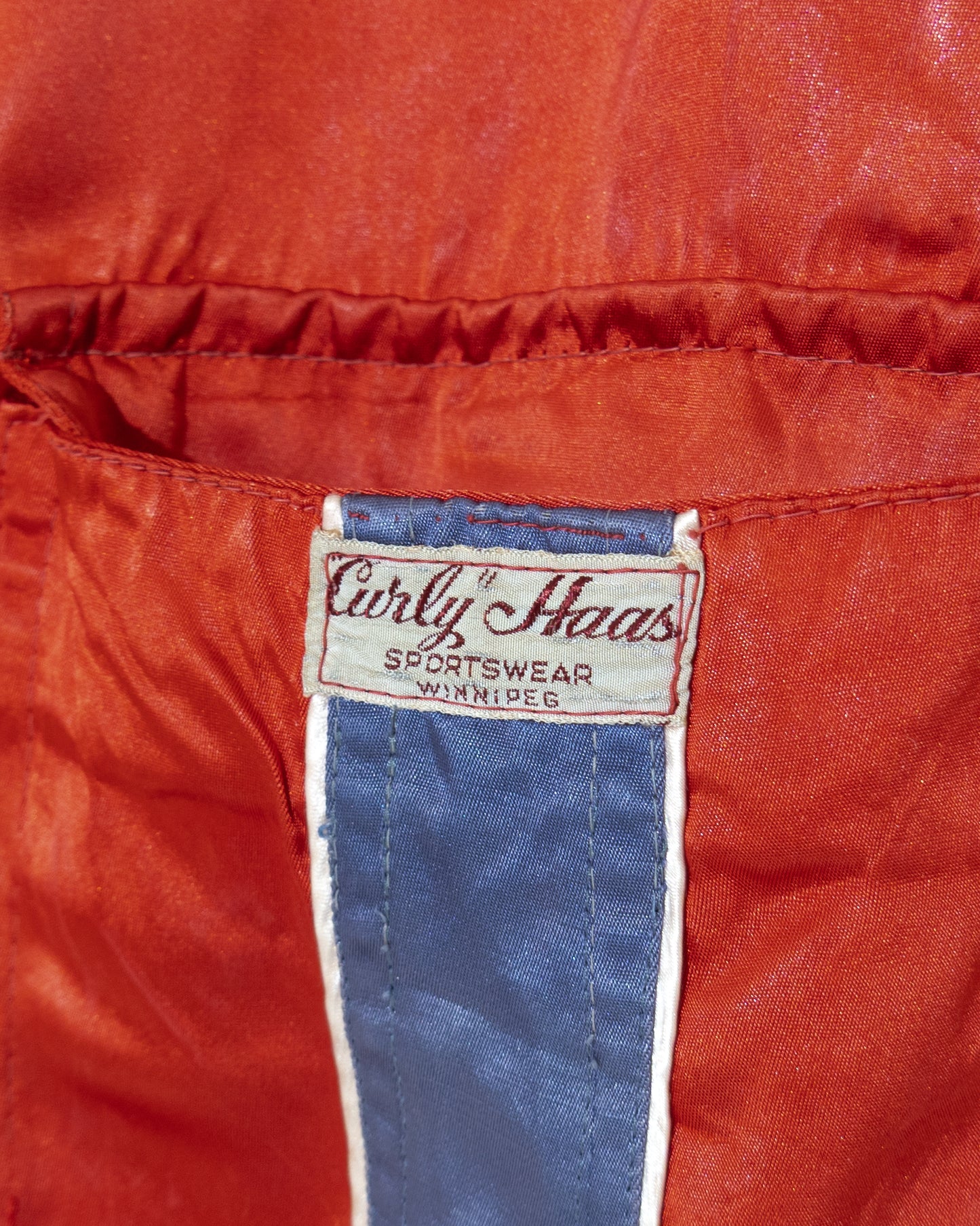 Satin varsity jacket