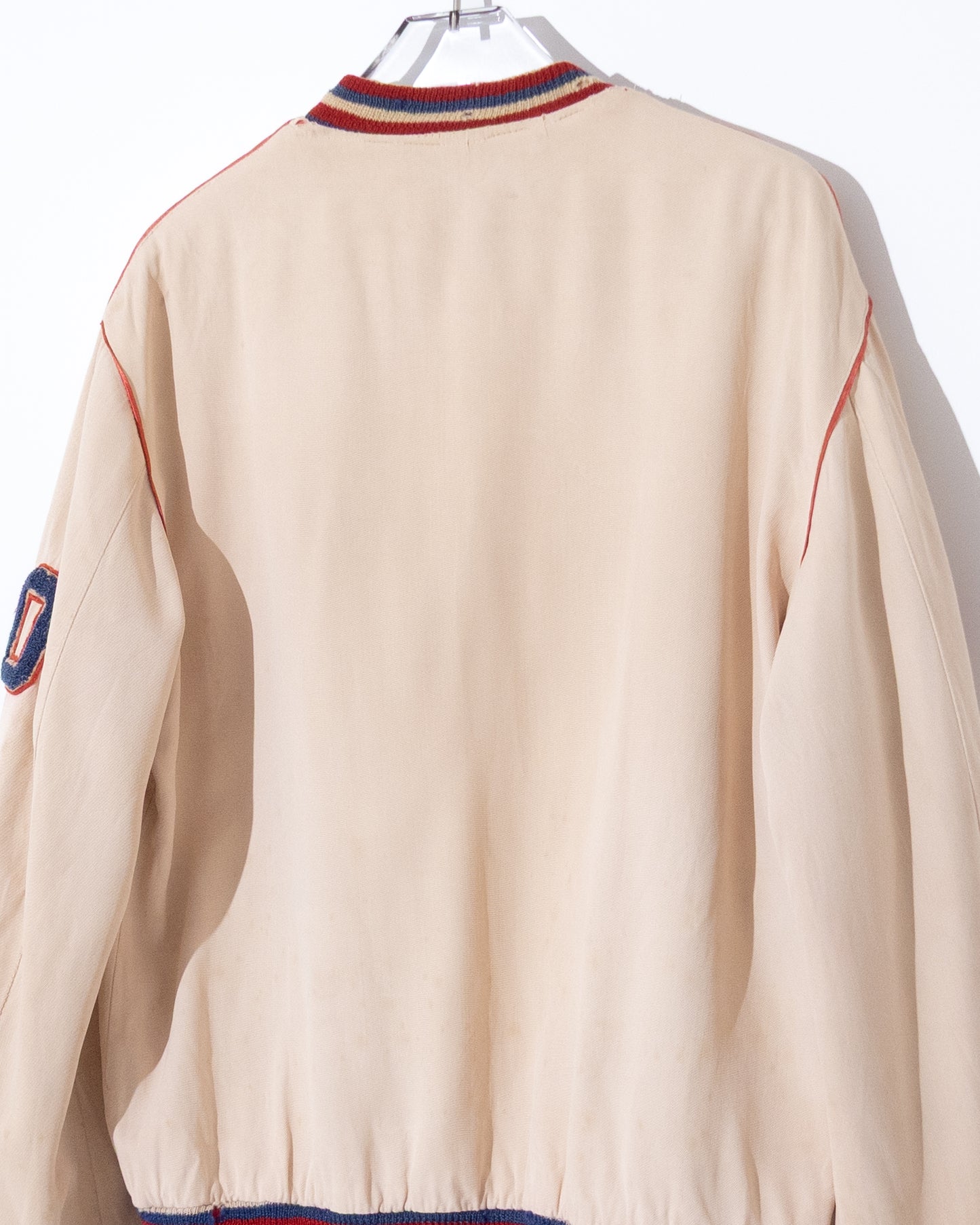 Satin varsity jacket