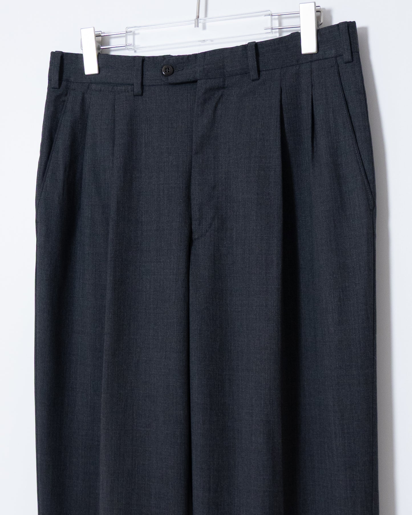 "Ermenegildo Zegna" for BERGDORF GOODMAN wide tuck slacks