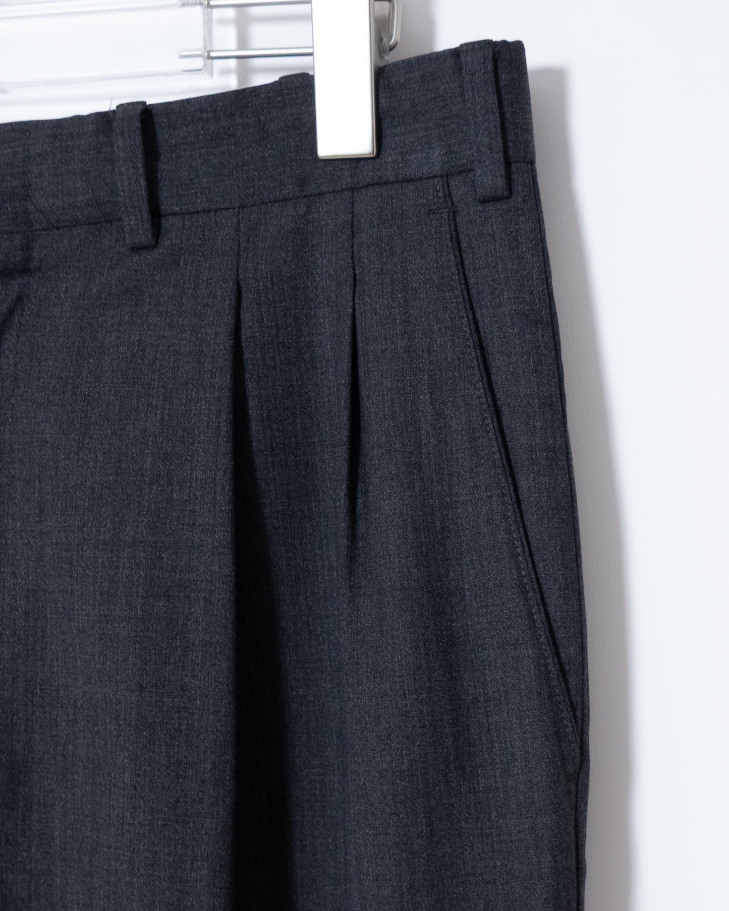 "Ermenegildo Zegna" for BERGDORF GOODMAN wide tuck slacks