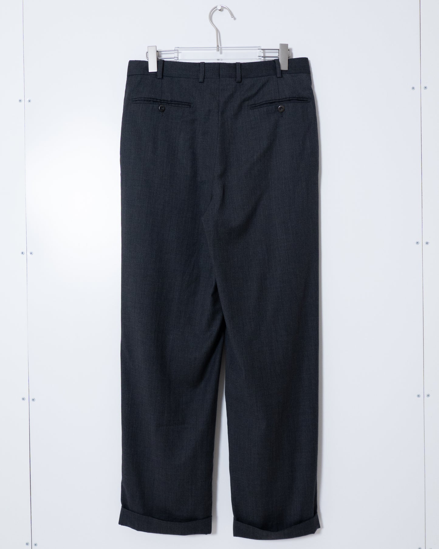 "Ermenegildo Zegna" for BERGDORF GOODMAN wide tuck slacks