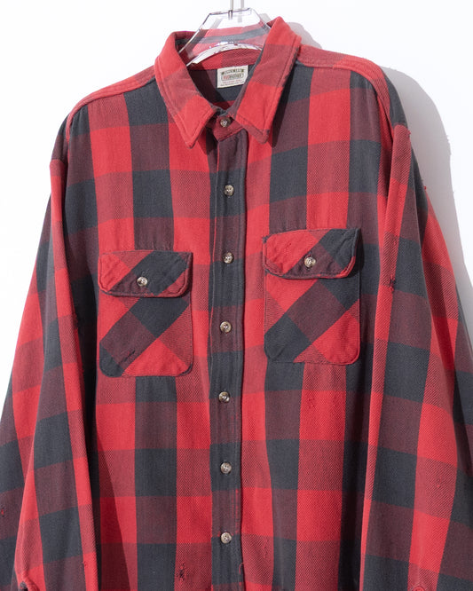 "FIVE BROTHERS" heavy flannel shirt