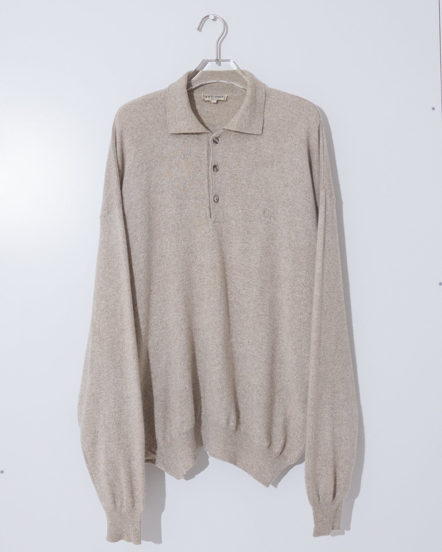 "Giorgio Armani" knit polo shirt