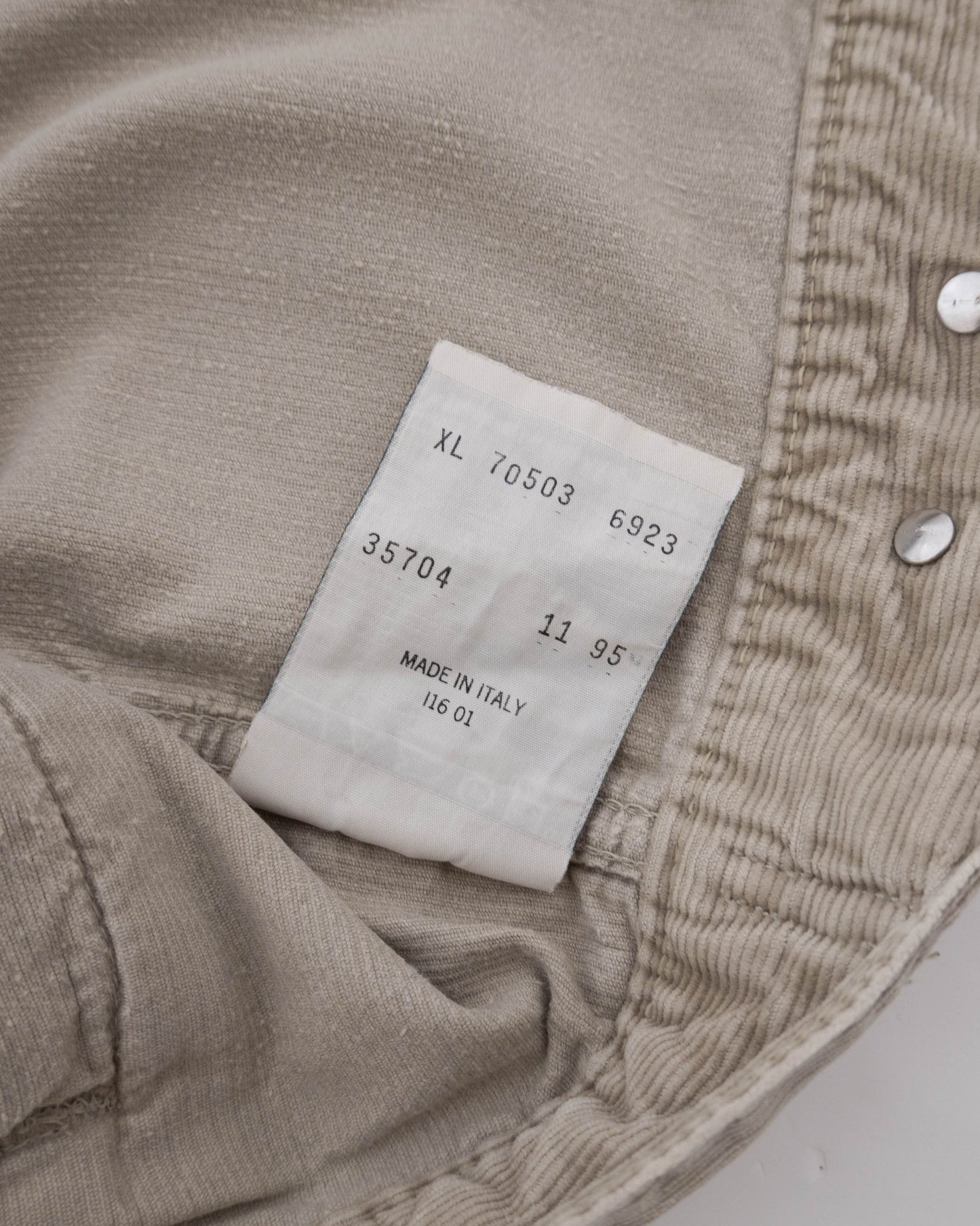 EURO "Levi's" 70503 corduroy trucker jacket