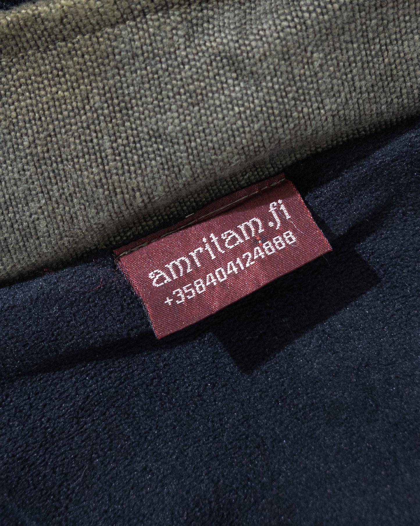 Diagonal zip hooded jacket