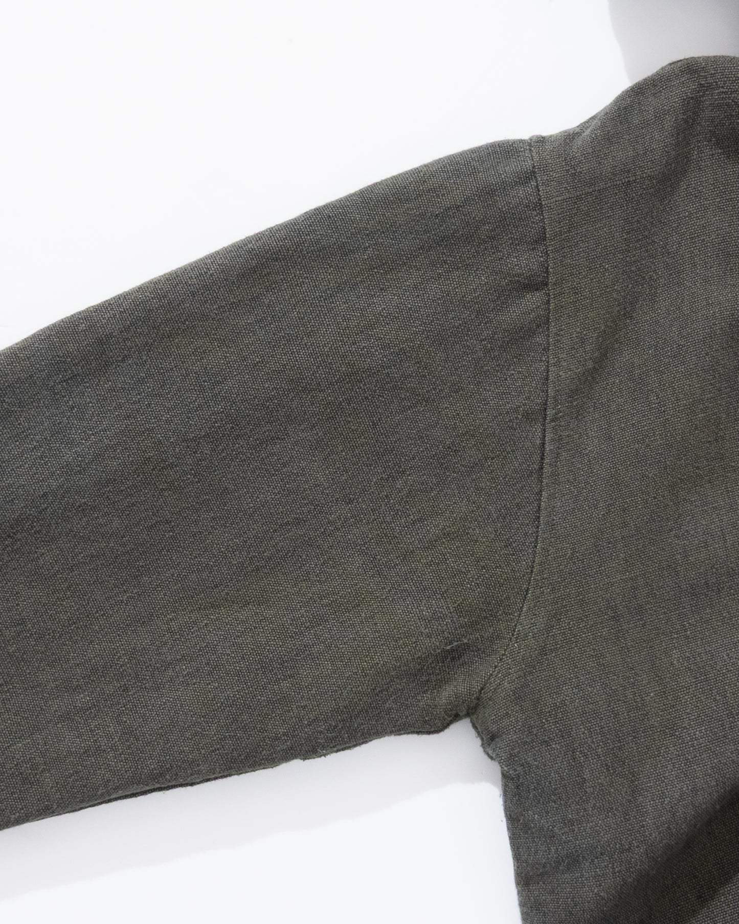 Diagonal zip hooded jacket