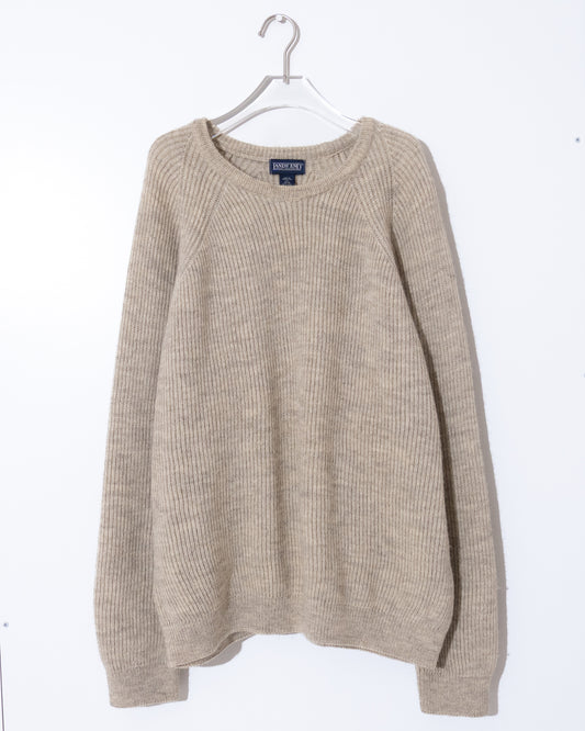 "Lands' End" rib knit sweater