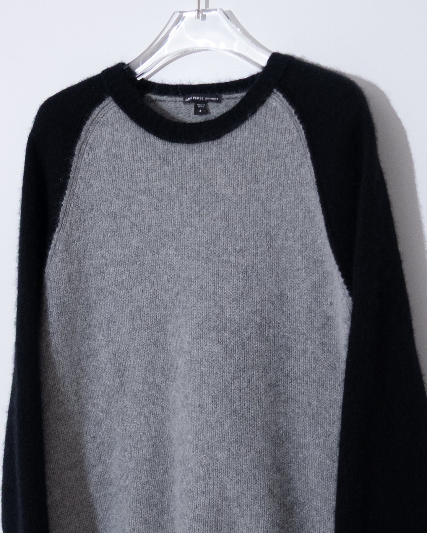 'JAMES PERSE' 2-tone cashmere knit