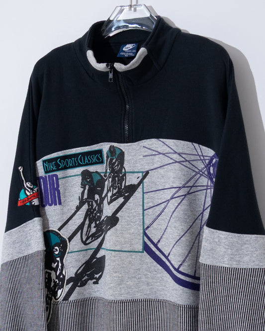 "NIKE" half-zip sweatshirt